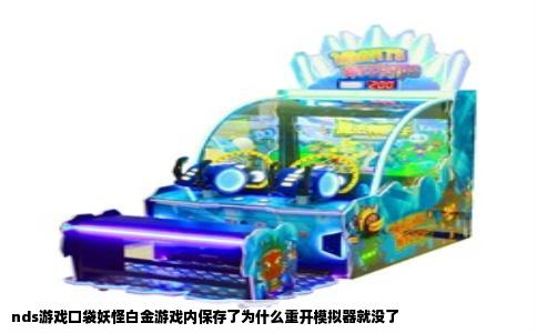 nds游戏口袋妖怪白金游戏内保存了为什么重开模拟器就没了
