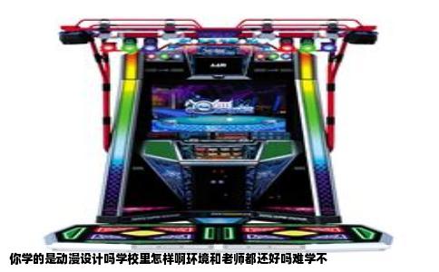 你学的是动漫设计吗学校里怎样啊环境和老师都还好吗难学不